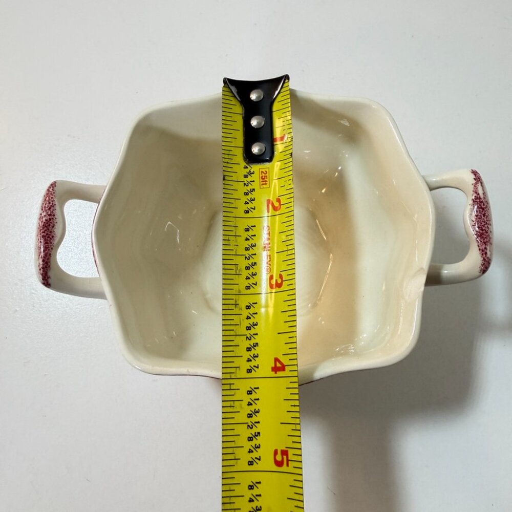 🏰 VTG Johnson Brothers "Old Britain Castles" Open Sugar Bowl Pink/Red *READ* 🏰 - Picture 15 of 16
